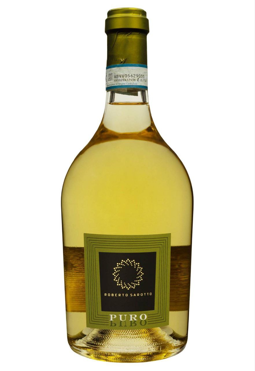 Вино Chardonnay 2022 Puro Piemonte DOC Roberto Sarotto сухе біле 0,75 Італія 12,5%